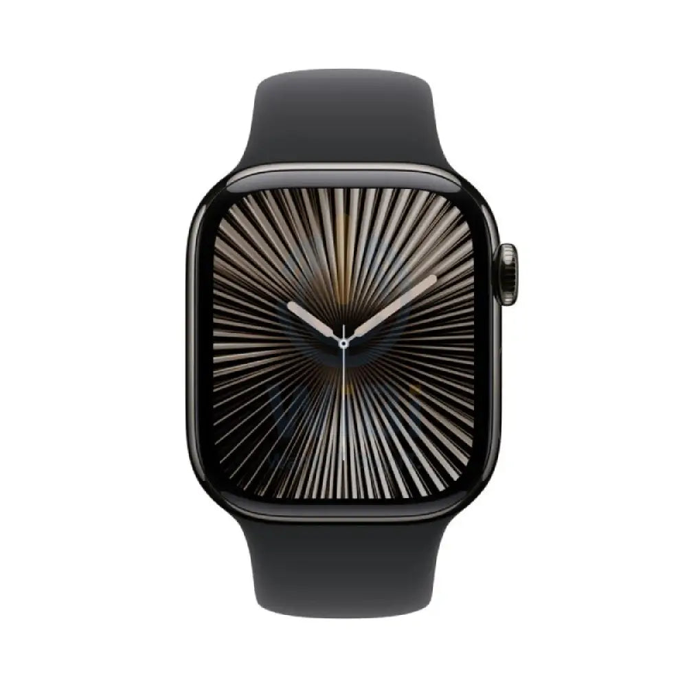 ابل ساعة الإصدار 10 مع الرياضة باند - LTPO OLED / 64 جيجابايت / 42 مم / صغير/متوسط / بلوتوث / واي-فاي / خلوي / سليت