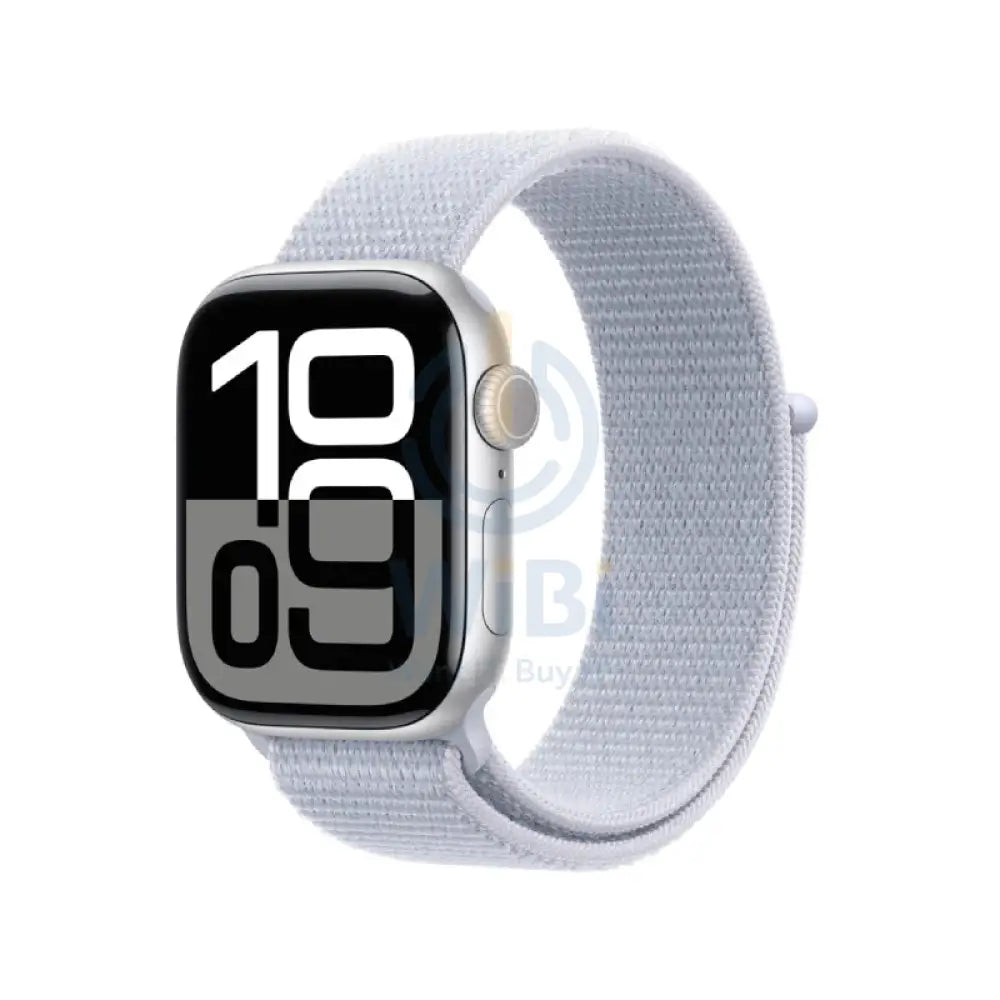 Apple Watch Series 10 with Sport Loop - LTPO OLED / 64GB / 42mm / Bluetooth / Wi-Fi / Blue Cloud Smart Watches