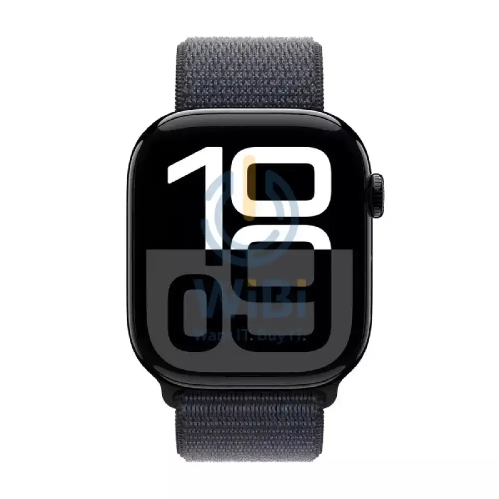 Apple Watch Series 10 with Sport Loop - LTPO OLED / 64GB / 42mm / Bluetooth / Wi-Fi / Cellular / Jet Black Smart Watches