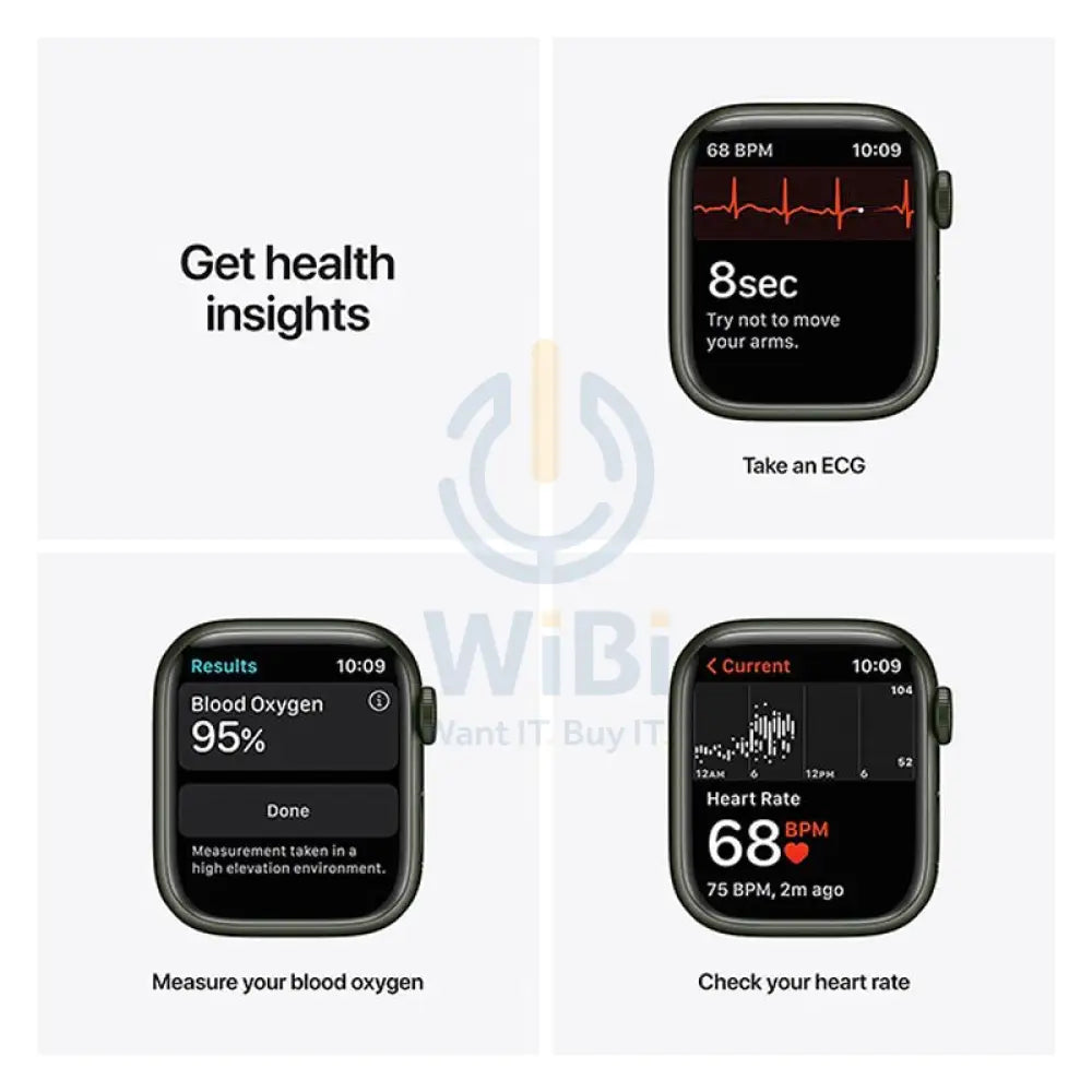 Apple Watch Series 7 - OLED / 32GB / 41mm / Bluetooth / Wi-Fi / Green