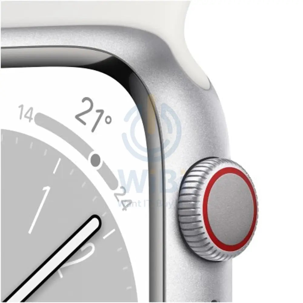 Apple Watch Series 8 - OLED / 32GB / 45mm / Bluetooth / Wi-Fi / Cellular / Silver