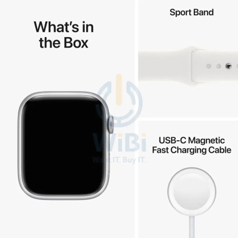 Apple Watch Series 8 - OLED / 32GB / 45mm / Bluetooth / Wi-Fi / Cellular / Silver
