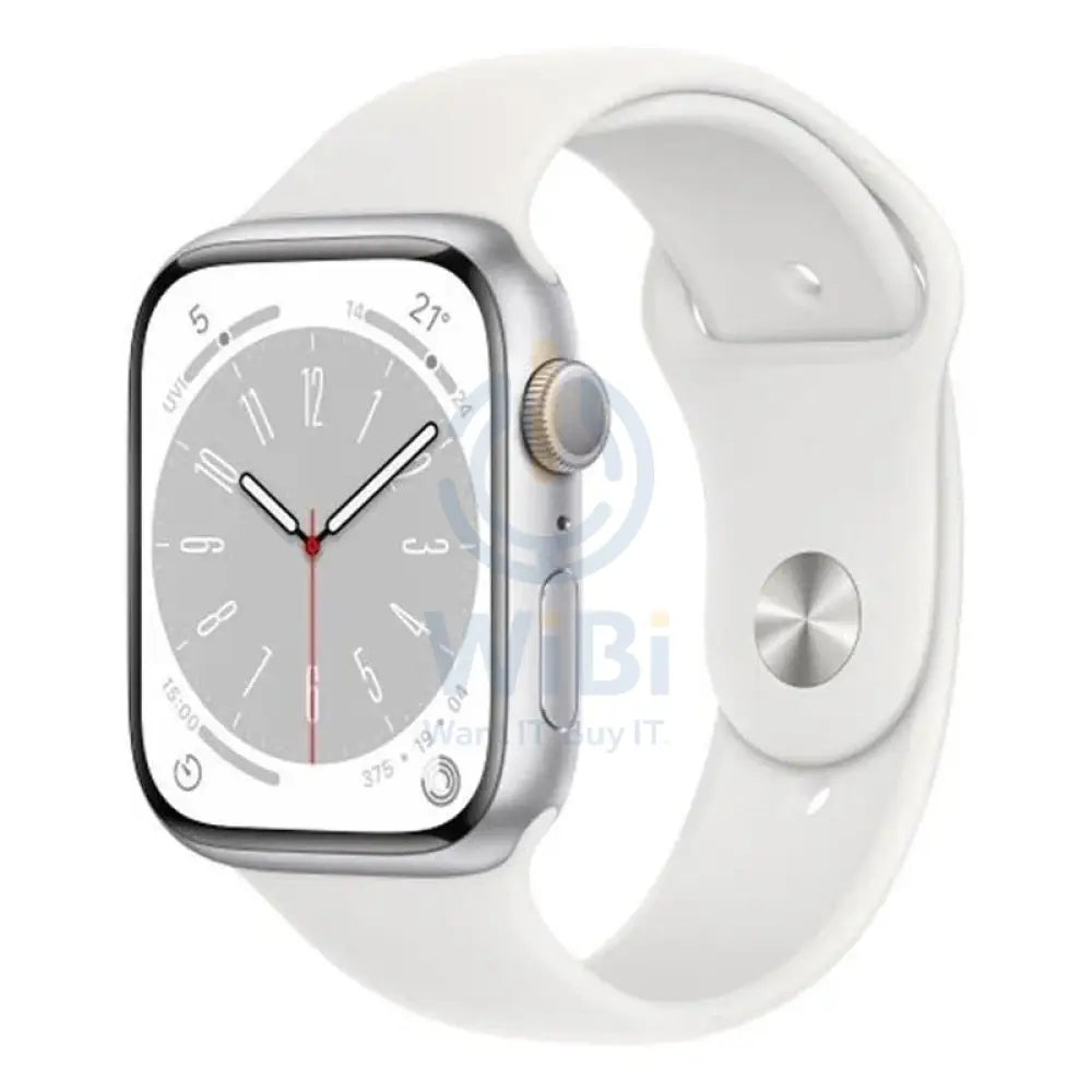 Apple Watch Series 8 - OLED / 32GB / 45mm / Bluetooth / Wi-Fi / Silver Smart Watches