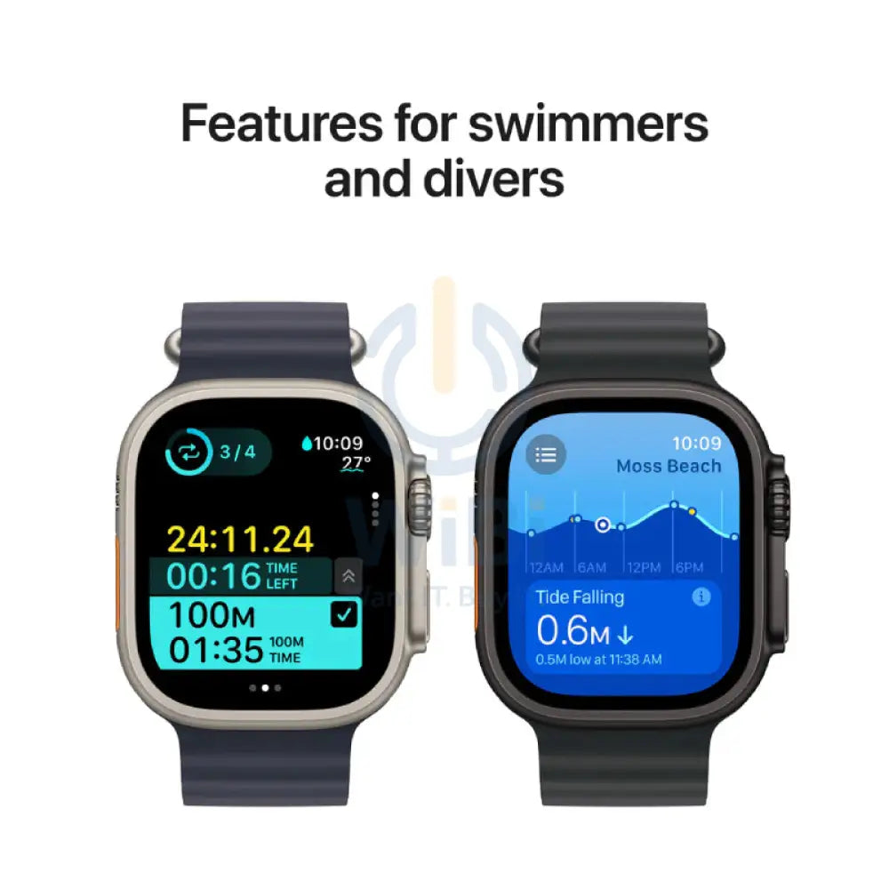 Apple Watch Ultra 2 (2024) - LTPO OLED / 64GB / 49mm / Medium / Bluetooth / Wi-Fi / Cellular / Tan Alpine Loop Smart