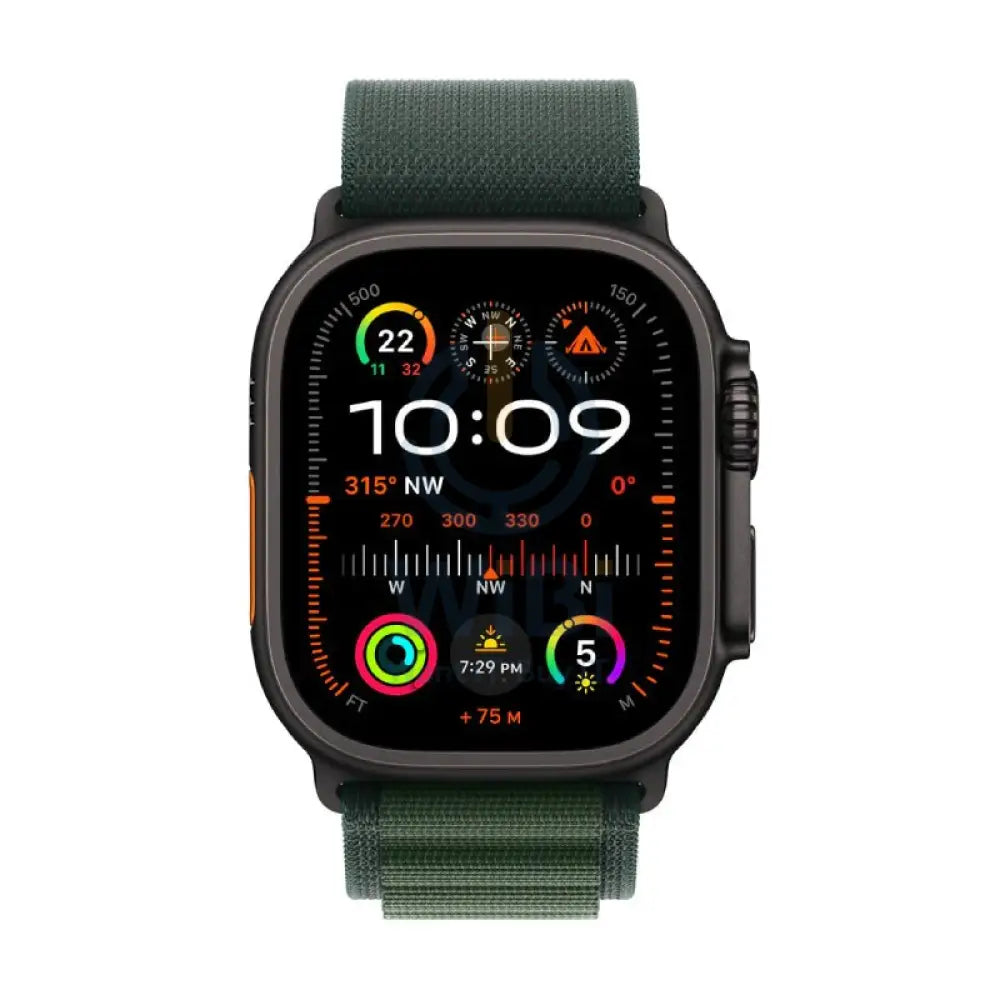 Apple Watch Ultra 2 (2024) - LTPO OLED / 64GB / 49mm / Medium / Bluetooth / Wi-Fi / Cellular / Titanium Dark Green