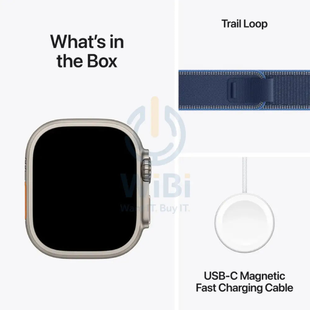 Apple Watch Ultra 3 - LTPO OLED / 64GB / 49mm / Bluetooth / Wi-Fi / Cellular / Medium/Large / Natural Titanium Case
