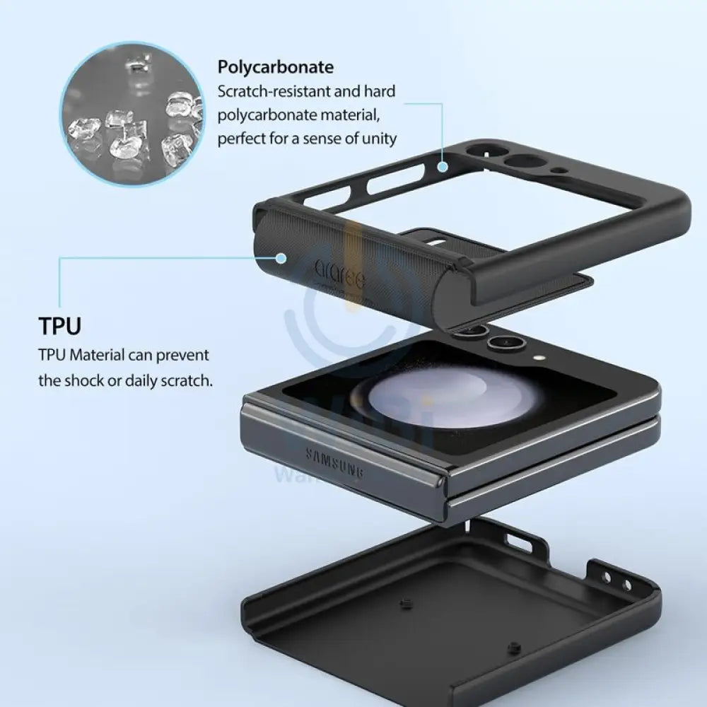 Araree Aero Flex Case - Samsung Galaxy Z Flip 5 / Lavender Accessories > Mobiles & Tablets > Mobiles > Covers & Cases