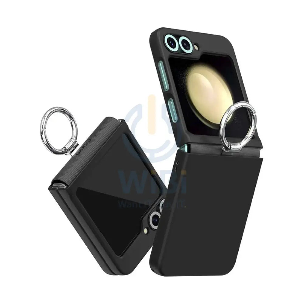 Araree Aero Flex Case With Finger Ring Holder - Samsung Galaxy Z Flip 6 / Black Accessories > Mobiles & Tablets >