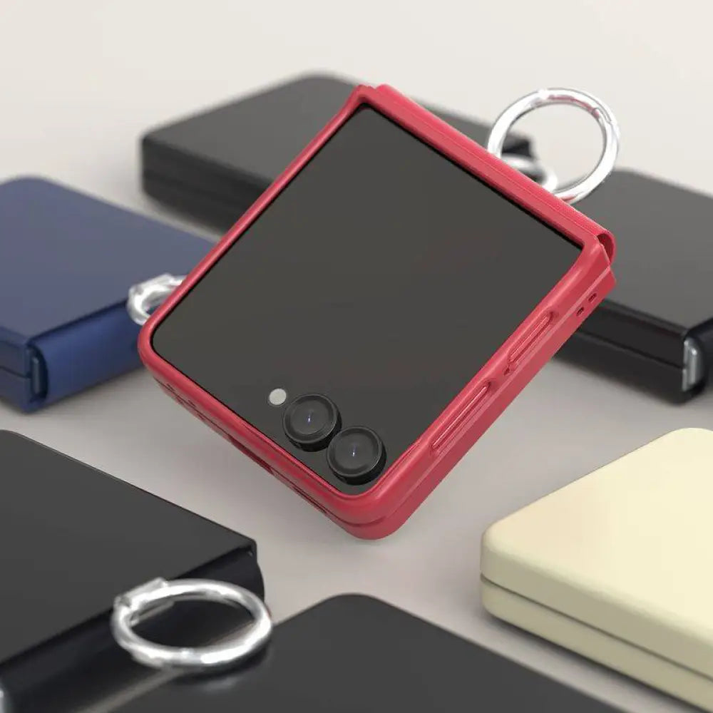 Araree Aero Flex Case With Finger Ring Holder - Samsung Galaxy Z Flip 7 / Pink Accessories > Mobiles & Tablets >