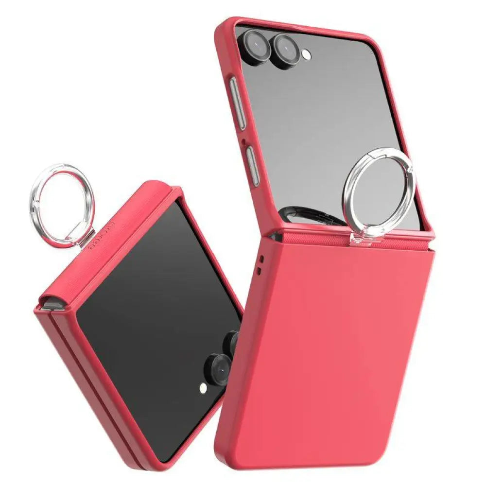 Araree Aero Flex Case With Finger Ring Holder - Samsung Galaxy Z Flip 7 / Pink Accessories > Mobiles & Tablets >