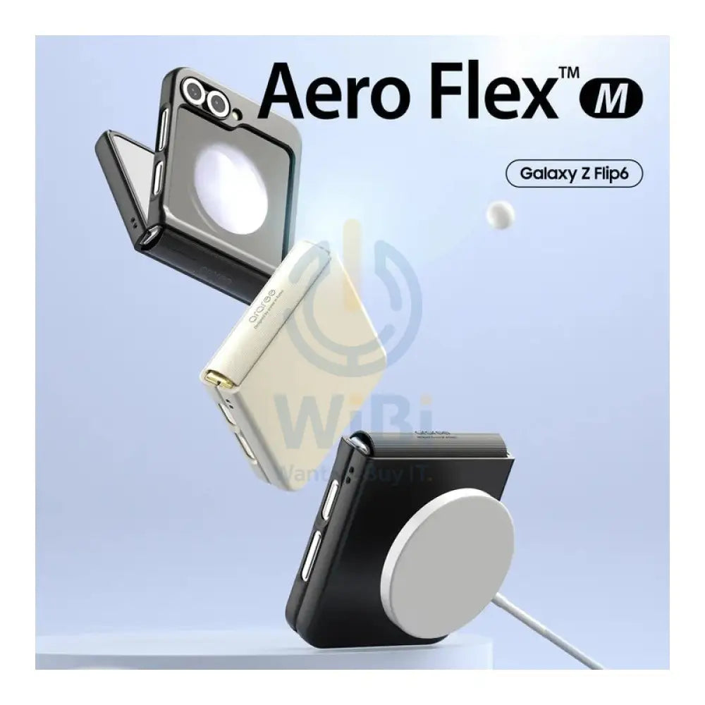 Araree Aero Flex MagSafe Case - Samsung Galaxy Z Flip 6 / Black Accessories > Mobiles & Tablets > Mobiles > Covers &