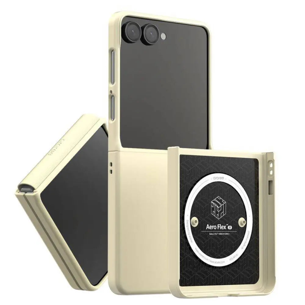 Araree Aero Flex Magsafe Case - Samsung Galaxy Z Flip 7 / Cream Accessories > Mobiles & Tablets > Mobiles > Covers &