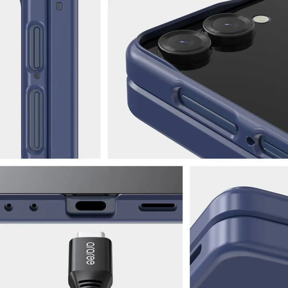 Araree Aero Flex Magsafe Case - Samsung Galaxy Z Flip 7 / Navy Accessories > Mobiles & Tablets > Mobiles > Covers &
