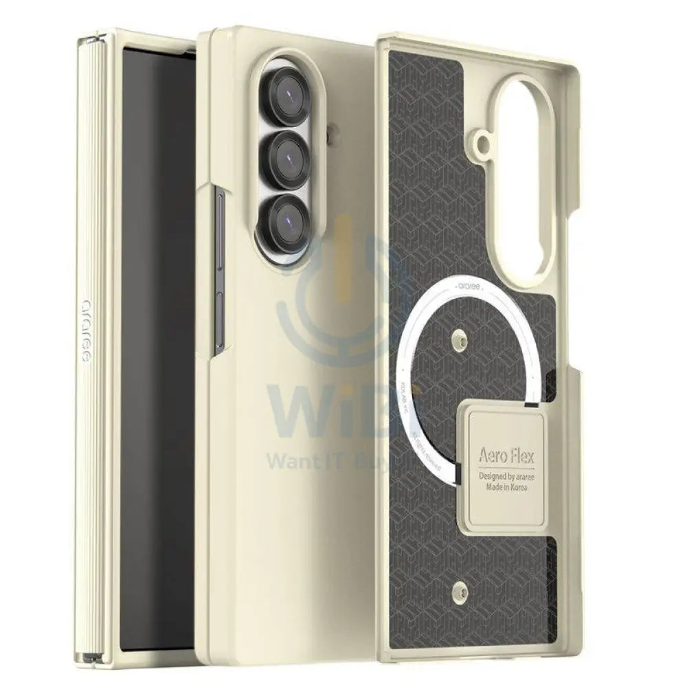 Araree Aero Flex Magsafe Case - Samsung Galaxy Z Fold 7 / Cream Accessories > Mobiles & Tablets > Mobiles > Covers &