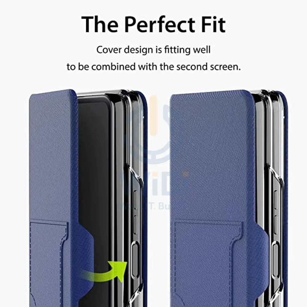 Araree Bonnet C Diary Case For Z Fold 4 - Ash Blue Accessories > Mobiles & Tablets