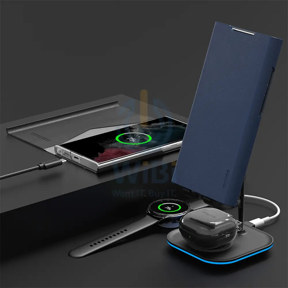 Araree Bonnet Dairy Stand wallet Case For Samsung Galaxy S23 Ultra - Black Accessories > Mobiles & Tablets
