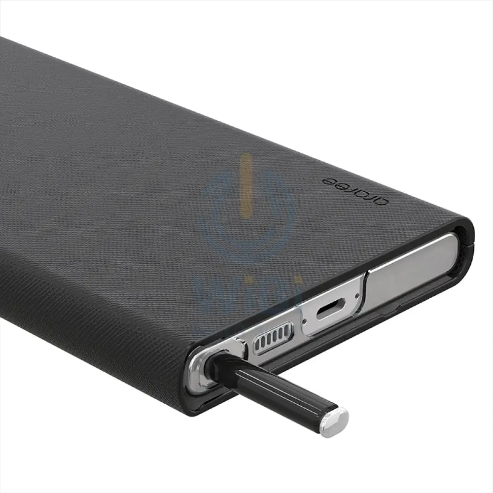 Araree Bonnet Dairy Stand wallet Case For Samsung Galaxy S23 Ultra - Black Accessories > Mobiles & Tablets