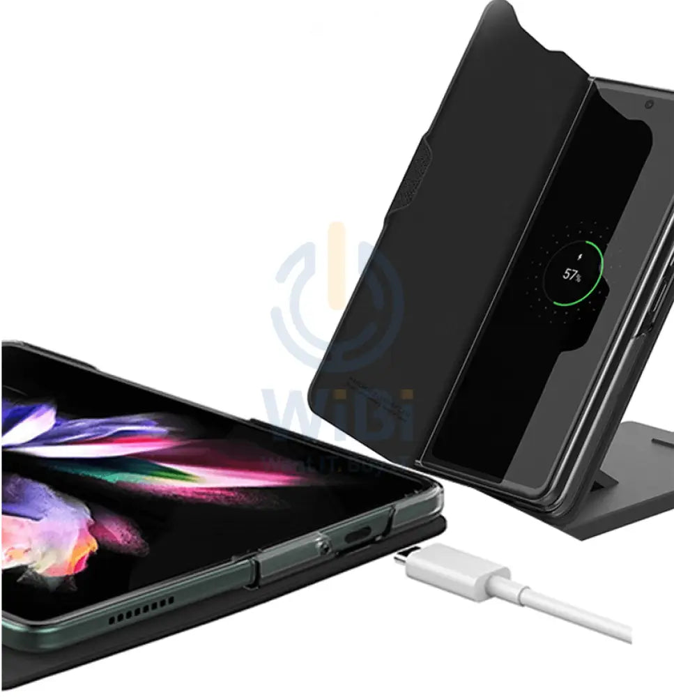 Araree Bonnet Diary Case For Samsung Galaxy Z Fold 3 - Black Accessories > Mobiles & Tablets