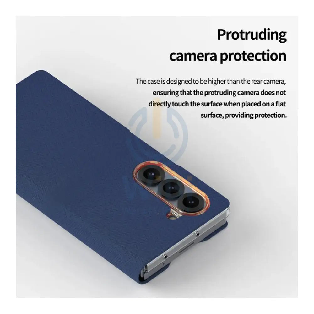 Araree Bonnet Diary Flip Case - Samsung Galaxy Z Fold 6 / Blue Accessories > Mobiles & Tablets > Mobiles > Covers &