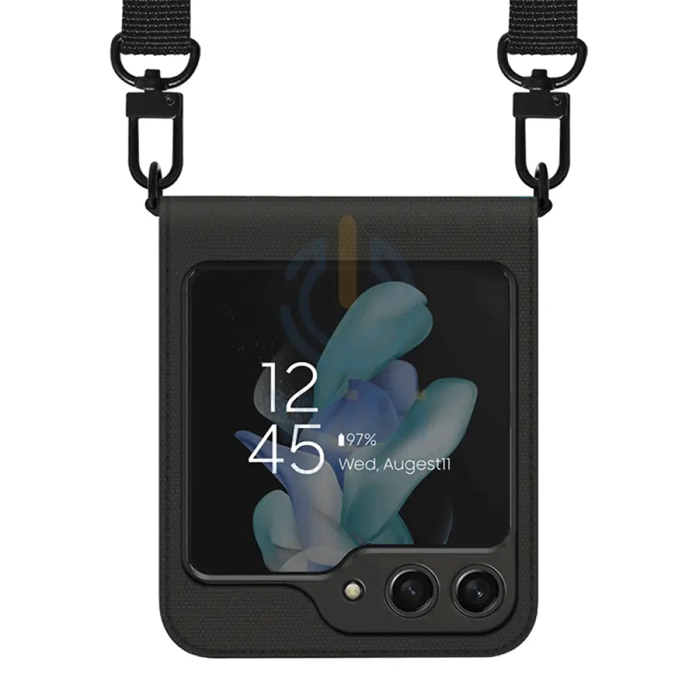 Araree Canvas Diary Flip Case - Samsung Galaxy Z Flip 5 / Black Accessories > Mobiles & Tablets > Mobiles > Covers &