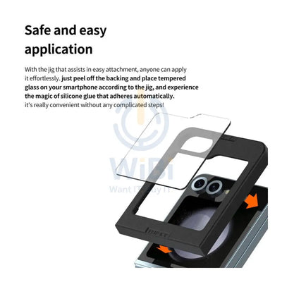 Araree Core Front Tempered Glass Screen Protector - Samsung Galaxy Z Flip 6 / Privacy Accessories > Mobiles & Tablets >
