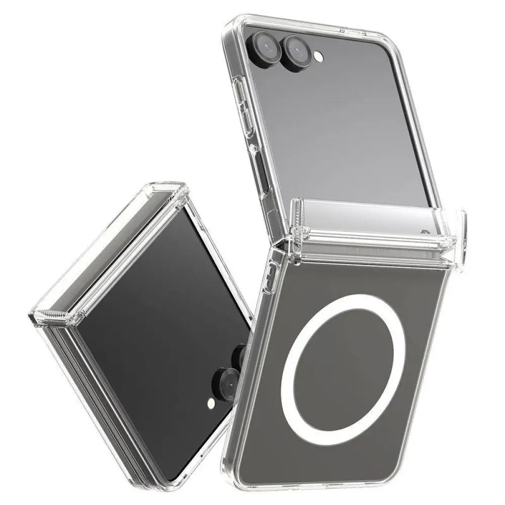 Araree Duple 360 Magsafe With Hinge Protection Case - Samsung Galaxy Z Flip 7 / Clear Accessories > Mobiles & Tablets >