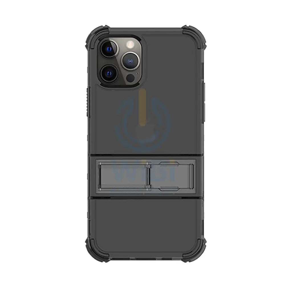 Araree Mach Stand Case For iPhone 12 & 12 Pro - Black Accessories > Mobiles & Tablets > Offer Zone