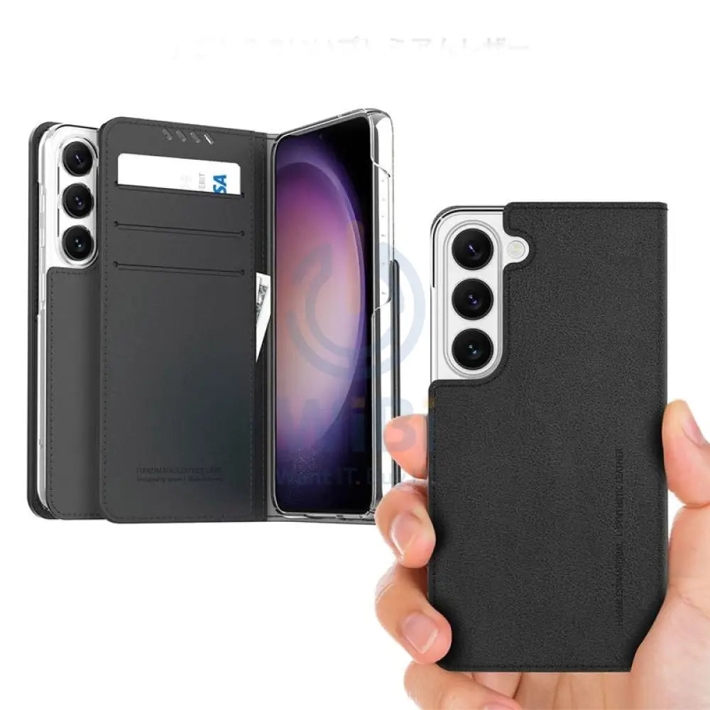 Araree Mustang Dairy Wallet Case - Samsung Galaxy S23 Ultra / Black Accessories > Mobiles & Tablets > Mobiles > Covers