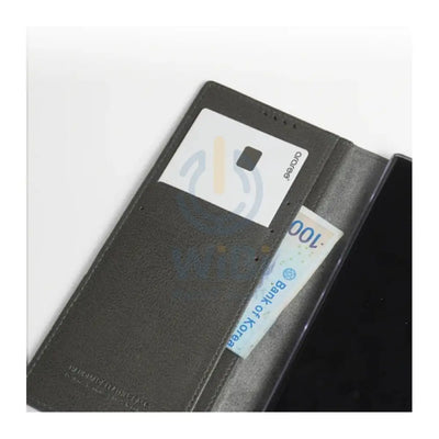 Araree Mustang Diary Wallet Case - Samsung Galaxy S24 Ultra / Charcoal Gray Accessories > Mobiles & Tablets > Mobiles >