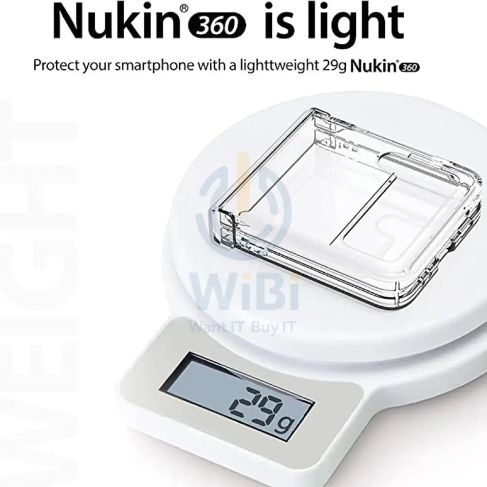 Araree Nukin 360 Case For Samsung Galaxy Z Flip 3 - Clear Accessories > Mobiles & Tablets