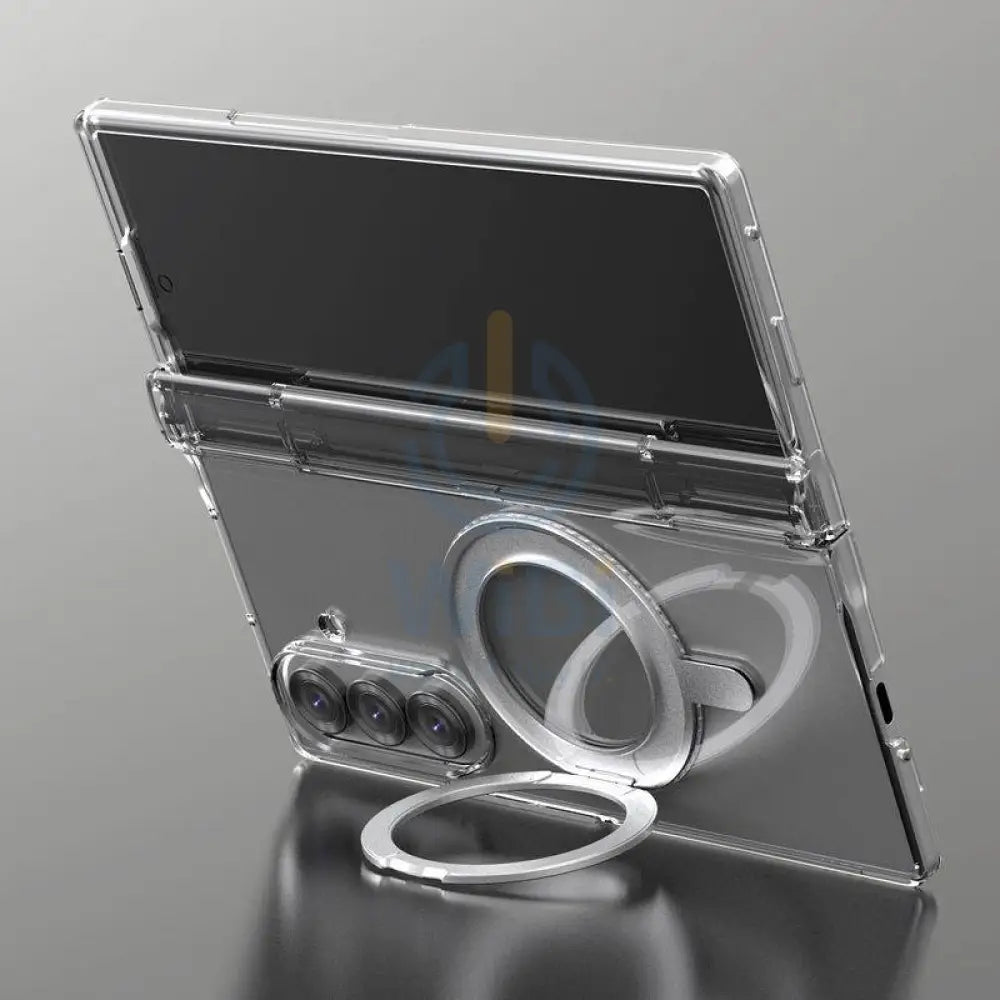Araree Nukin 360 Magsafe Stand With Hinge Protection Case - Samsung Galaxy Z Fold 7 / Clear Accessories > Mobiles &