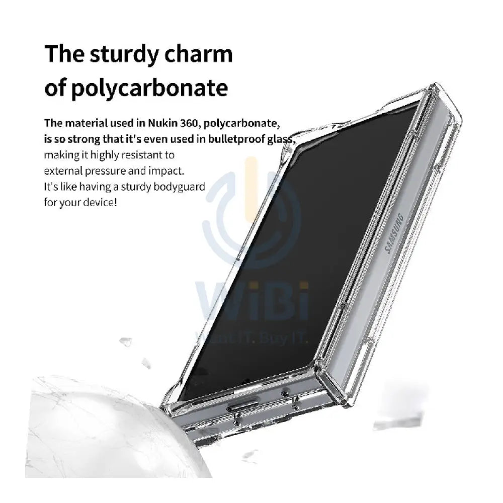 Araree Nukin 360 Side Hinge Case - Samsung Galaxy Z Fold 6 / Clear Accessories > Mobiles & Tablets > Mobiles > Covers &