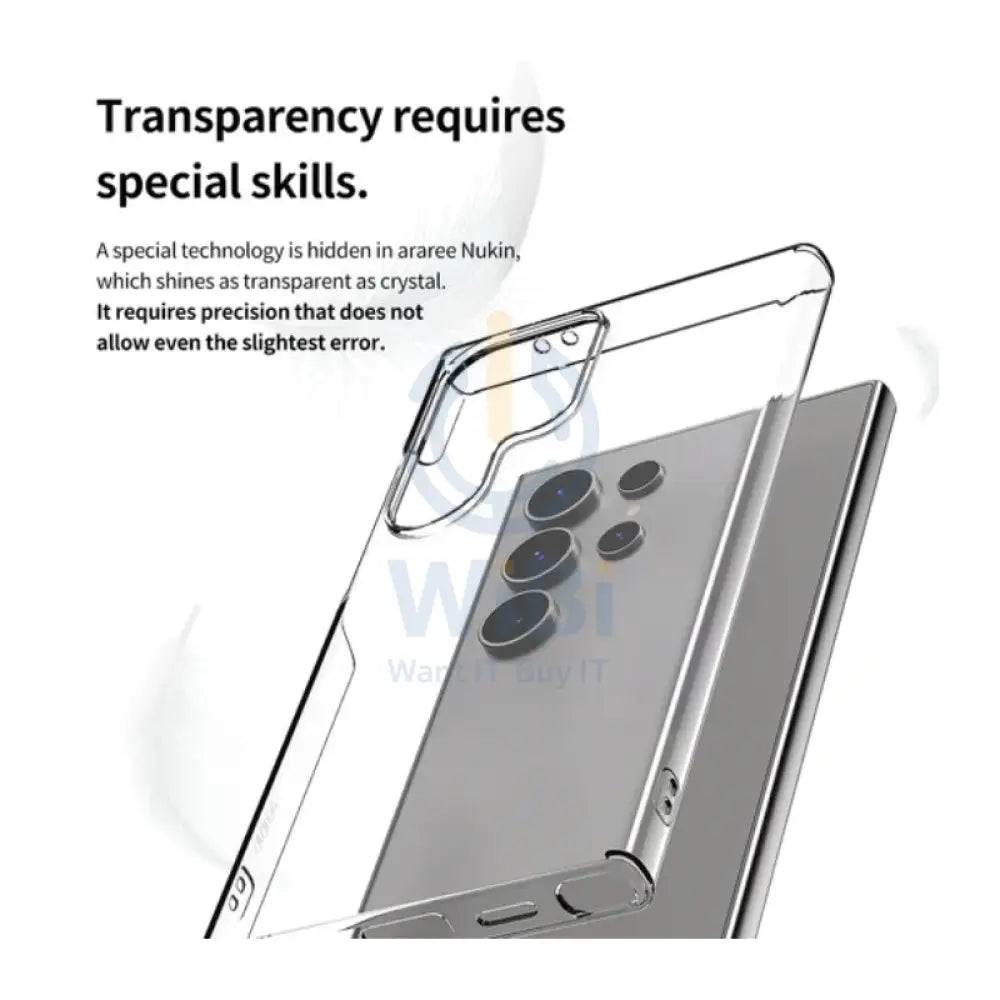 Araree Nukin Case - Samsung Galaxy S24 / Clear Accessories > Mobiles & Tablets > Mobiles > Covers & Cases