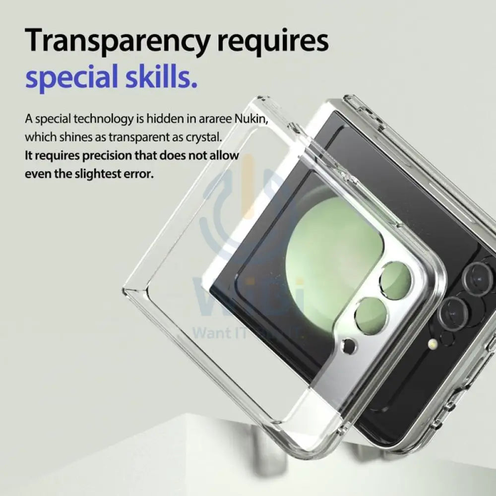 Araree Nukin Case - Samsung Galaxy Z Flip 5 / Clear Accessories > Mobiles & Tablets > Mobiles > Covers & Cases