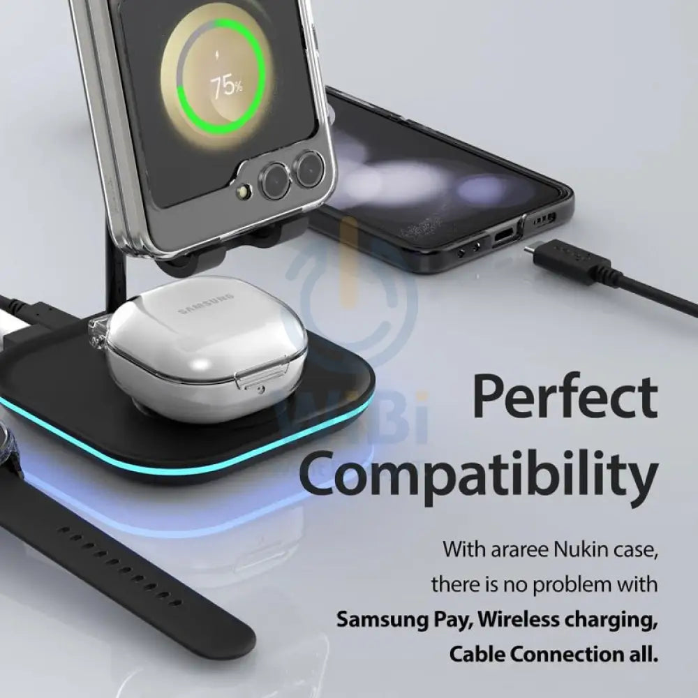 Araree Nukin Case - Samsung Galaxy Z Flip 5 / Clear Accessories > Mobiles & Tablets > Mobiles > Covers & Cases