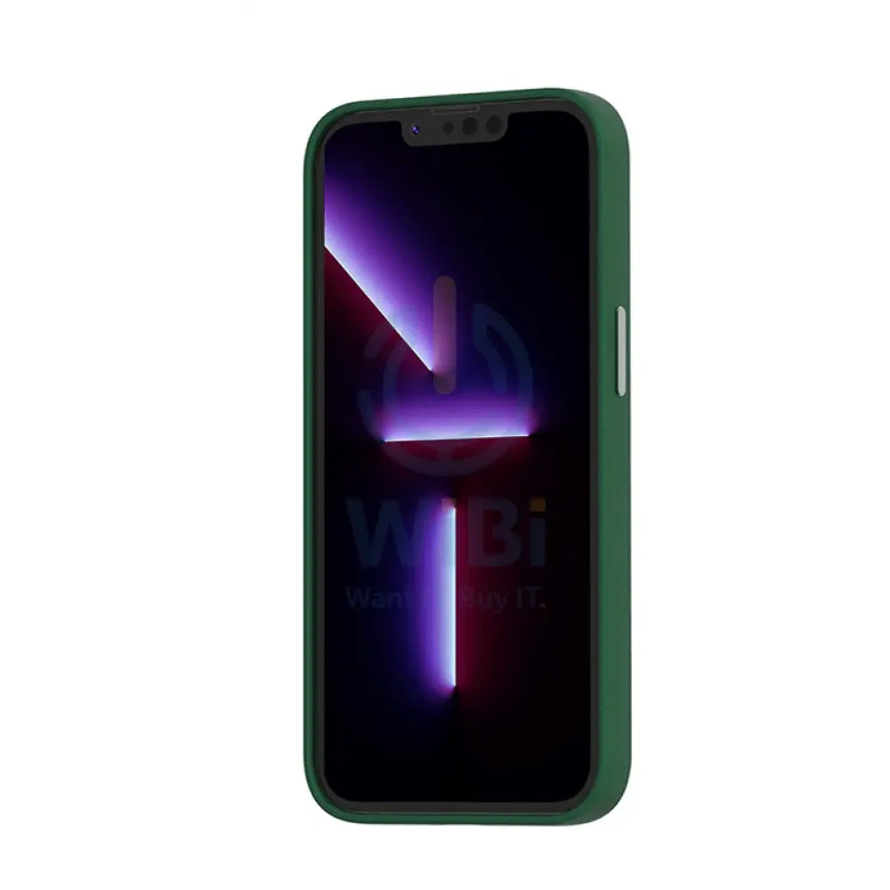Araree Pellis PU Leather Case For iPhone 13 Pro- Green Accessories > Mobiles & Tablets