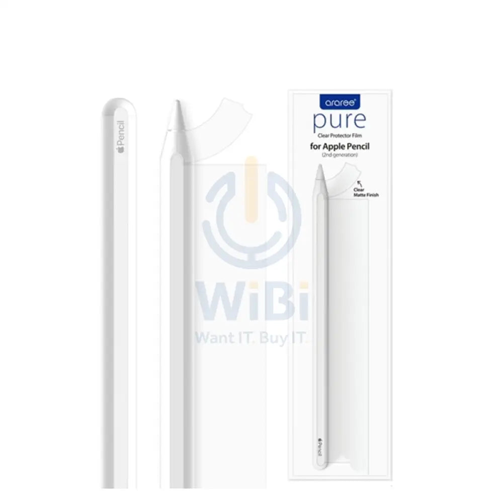 Araree Pure Clear Protector Film For Apple Pencil 2nd Generation - Clear Matte Accessories > Mobiles & Tablets >