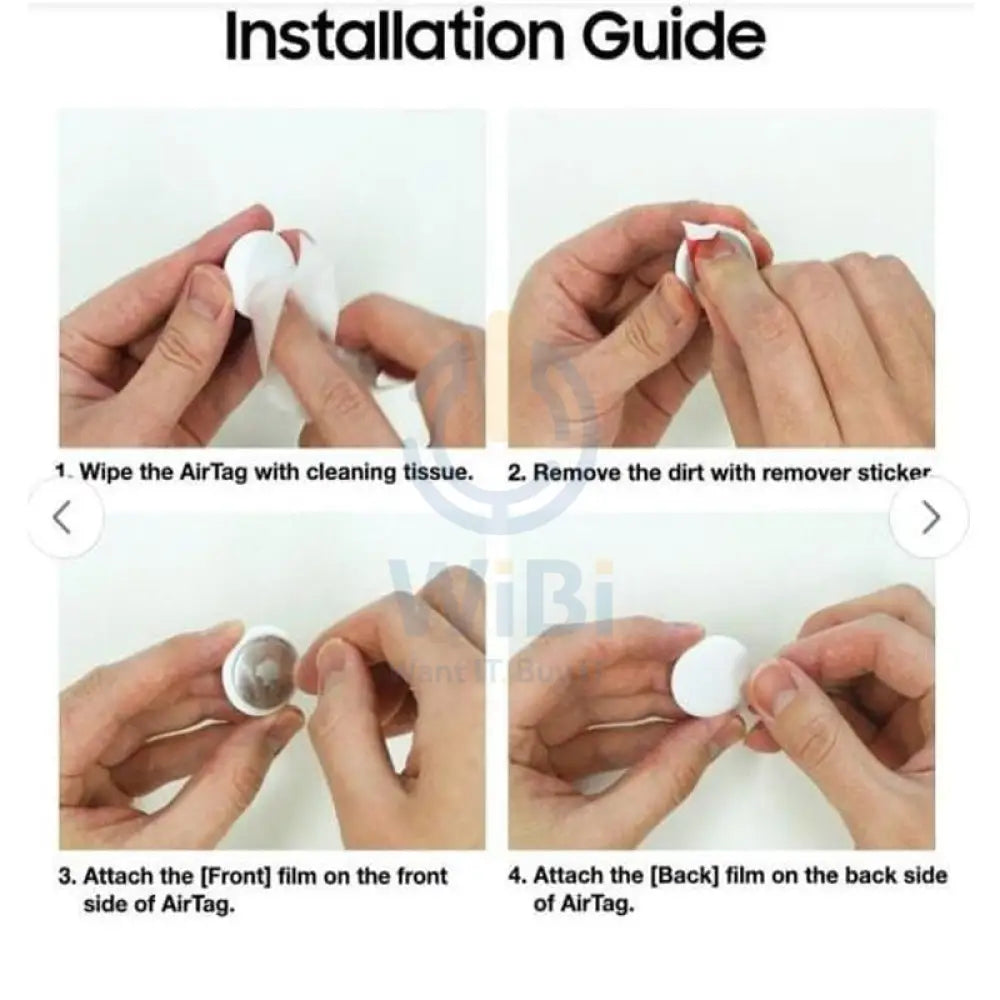 Araree Pure Diamond Protector Film - Apple Airtag / Clear Accessories > Mobiles & Tablets