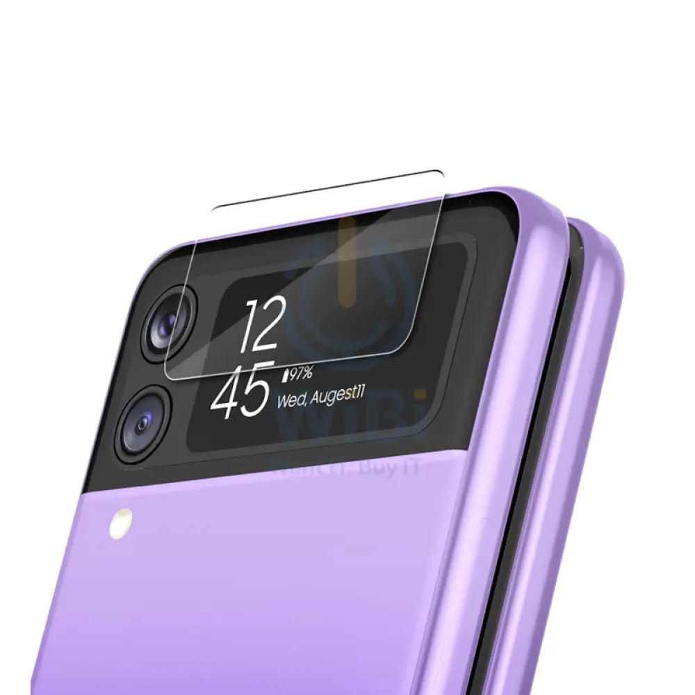 Araree Sub Core Anti-Bacterial Front Screen Glass For Samsung Galaxy Z Flip 3 - Clear Accessories > Mobiles & Tablets >