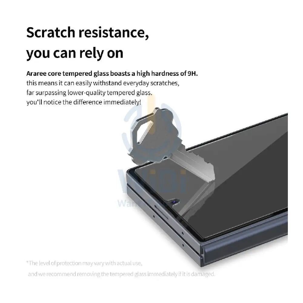 Araree Subcore Front Screen Protector Tempered Glass - Samsung Galaxy Z Fold 6 / Privacy Accessories > Mobiles &
