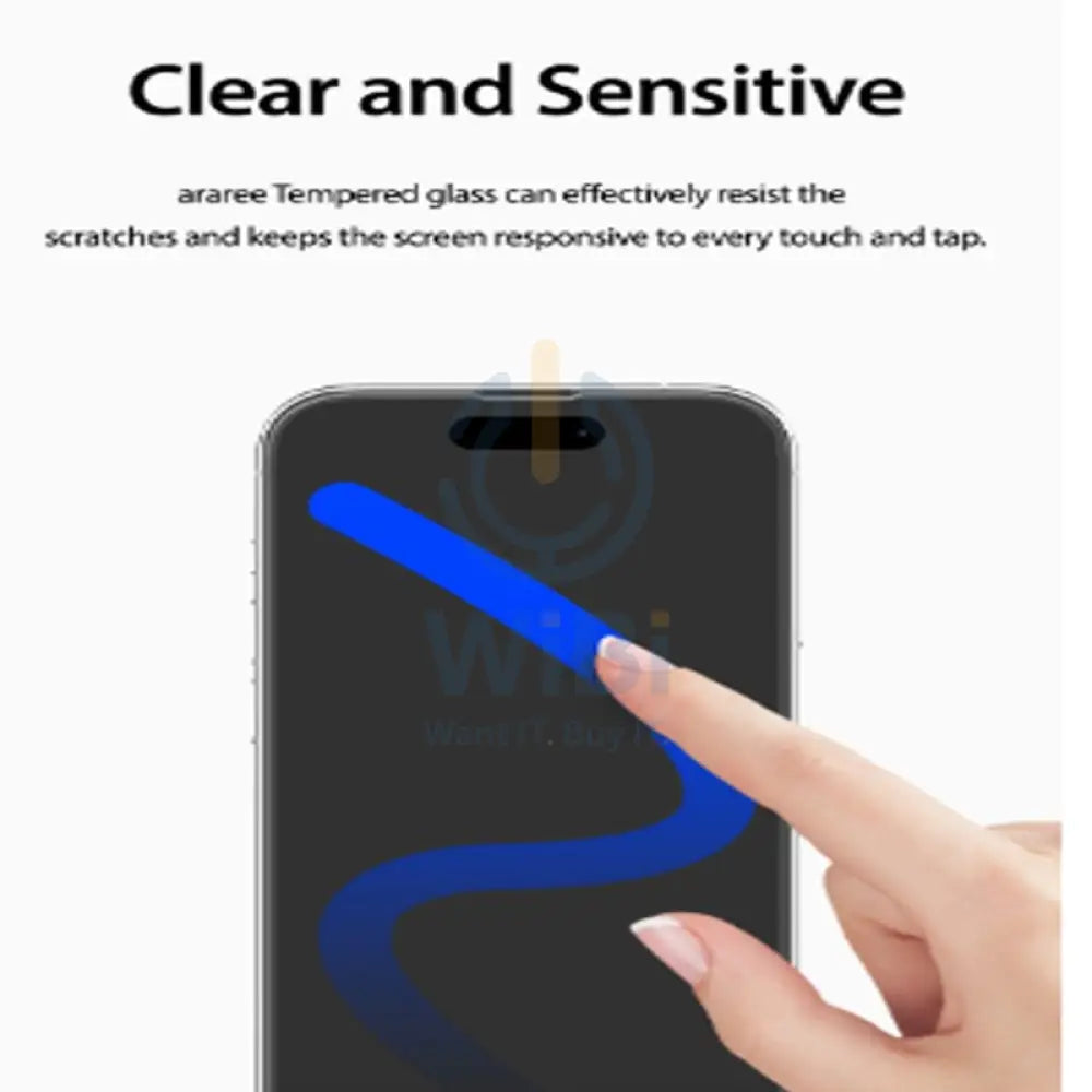 Araree Subcore Screen Protector Glass - Apple iPhone 14 Pro Max / Clear Accessories > Mobiles & Tablets > Mobiles >