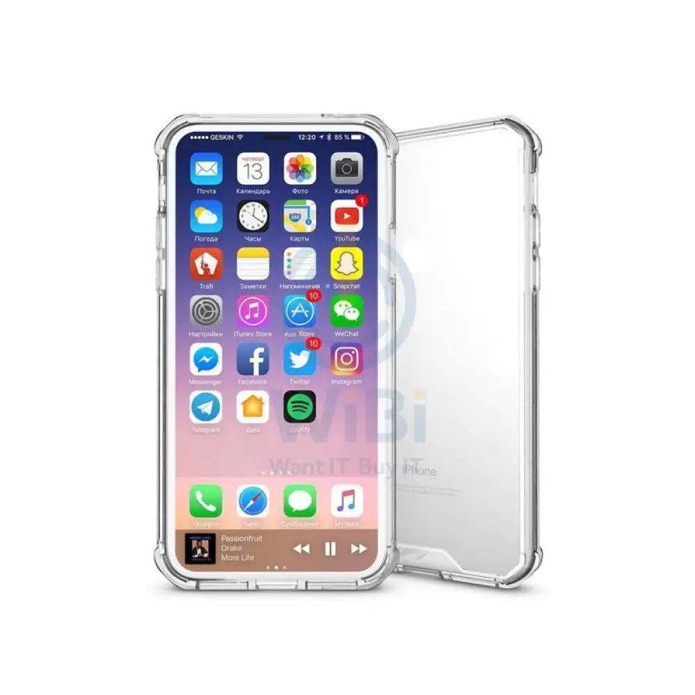 Armor - X iPhone X Slim Tpu Rugged Case - Clear Accessories > Mobiles & Tablets > Mobiles