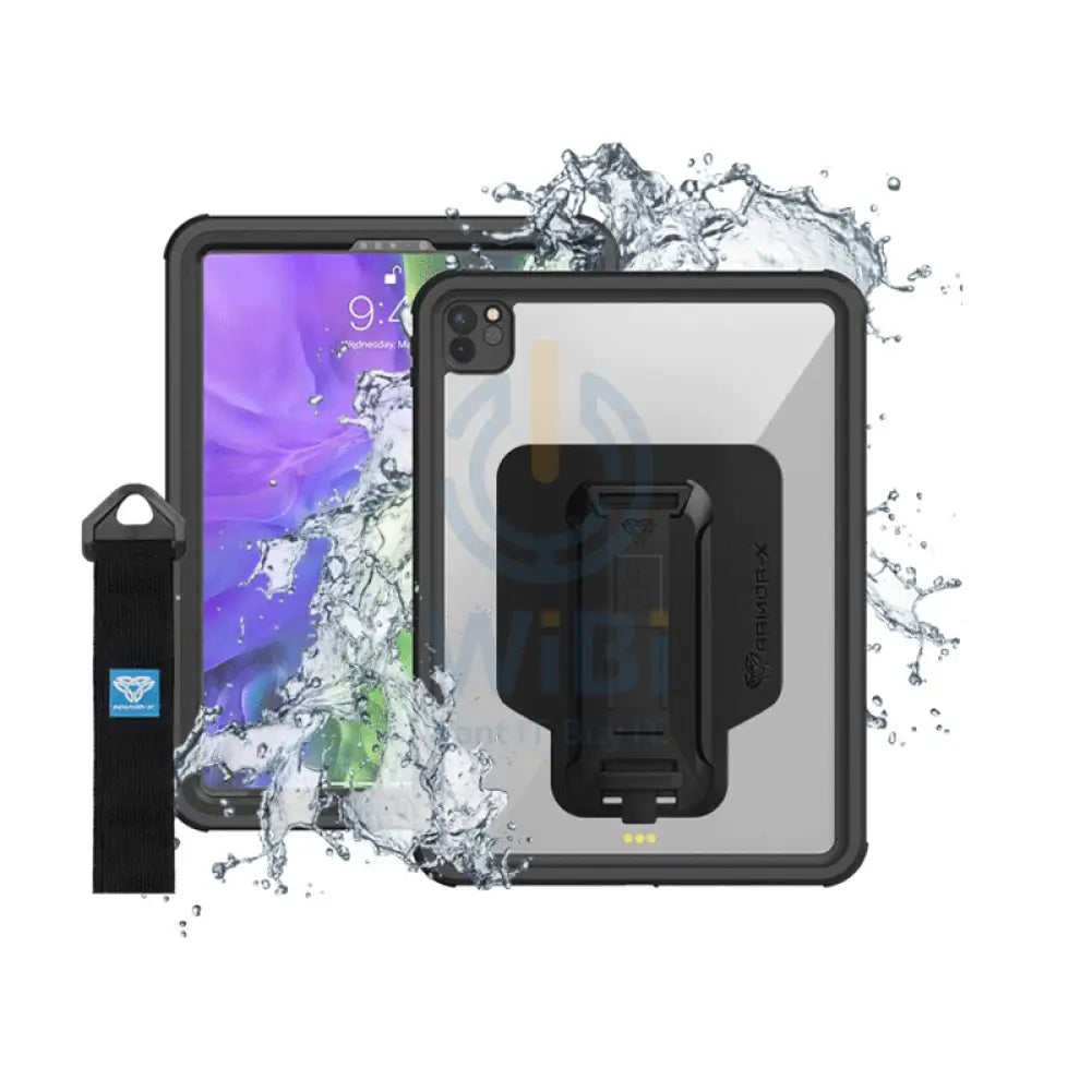 Armor-X MXS With Hand Strap & Kick-Stand Case - Apple iPad 11 Pro (2020) / Black Accessories > Mobiles & Tablets >