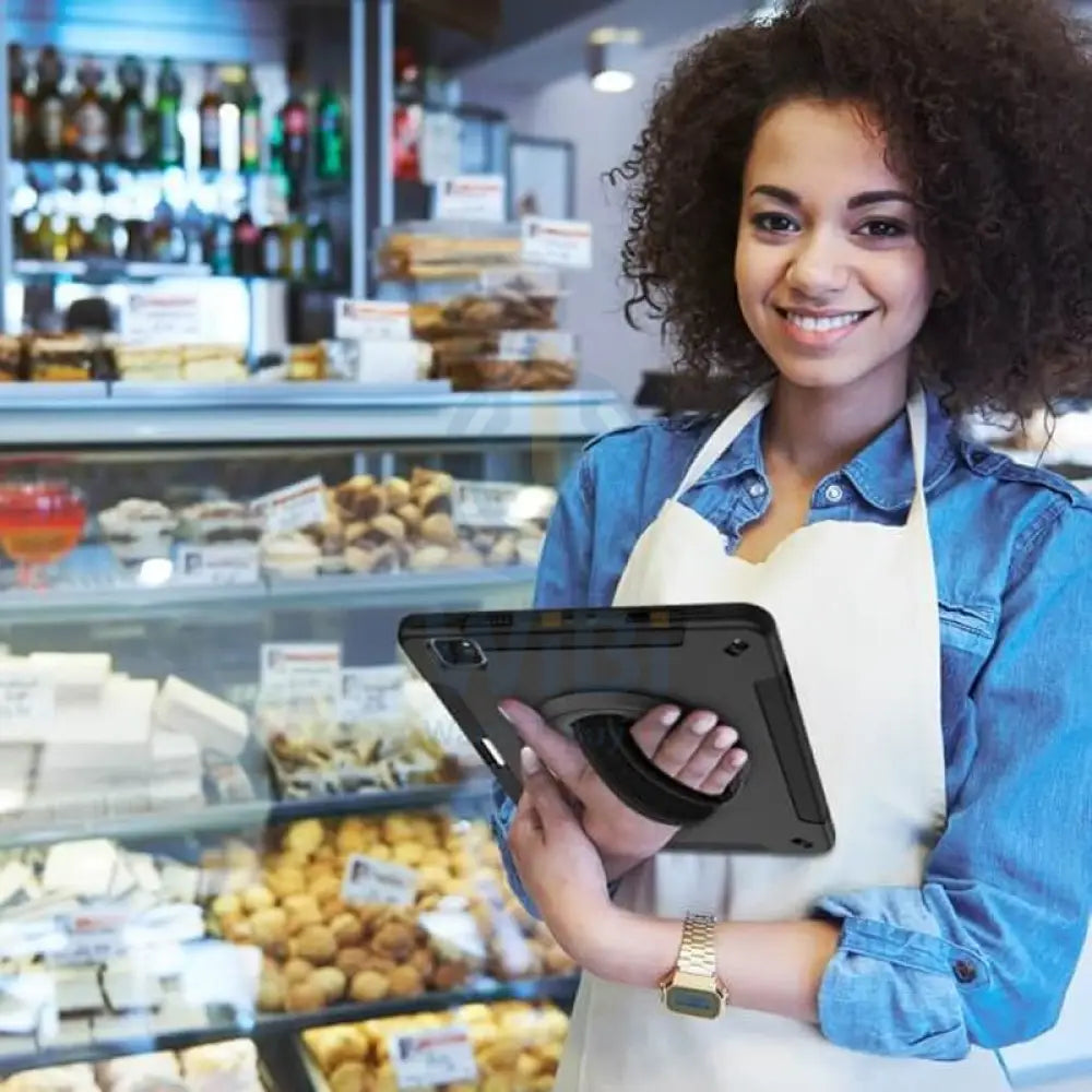 أرمور رين الإصدار حافظة متينة مقاومة للمطر من الدرجة العسكرية - أرمور رين الإصدار مقاومة للمطر من الدرجة العسكرية - ايباد متينة - أرموربرو 11 بوصة / أسود