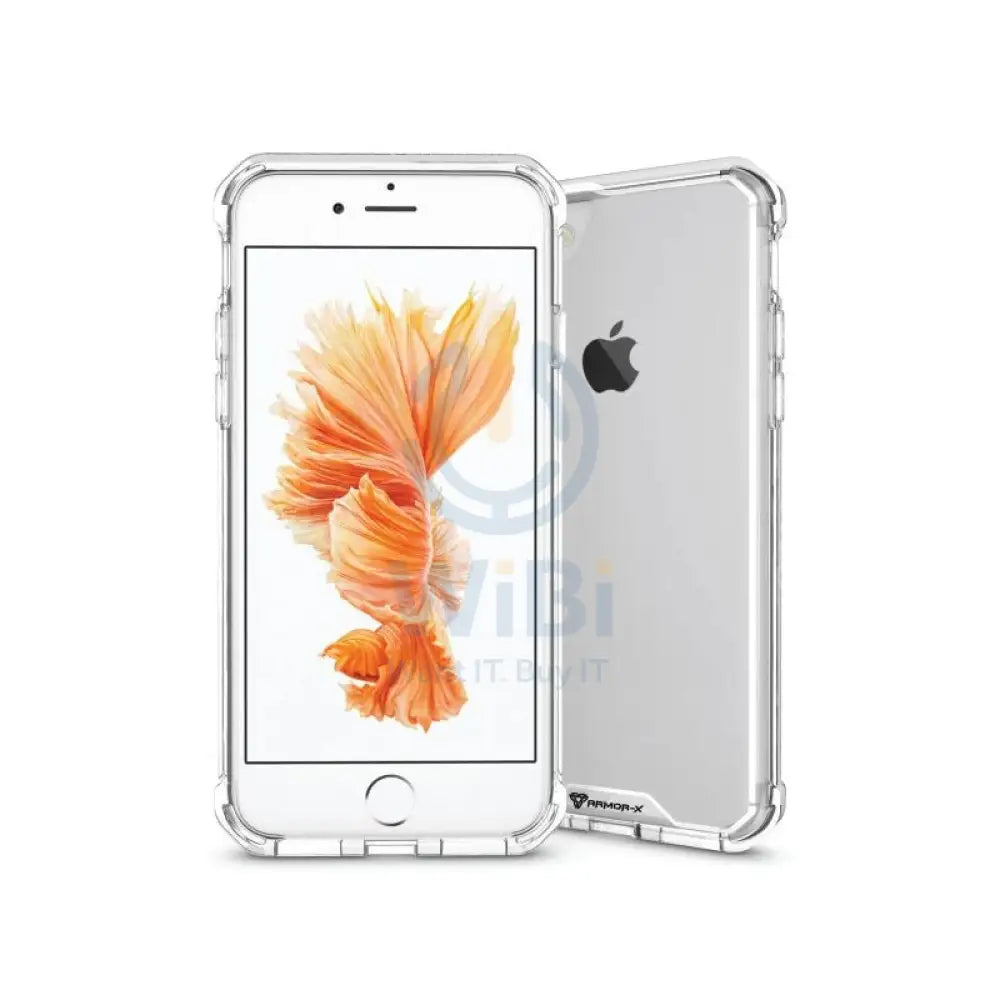 Armor-X Slim TPU Rugged Case - Apple iPhone 8 / Clear Accessories > Mobiles & Tablets > Mobiles > Covers & Cases