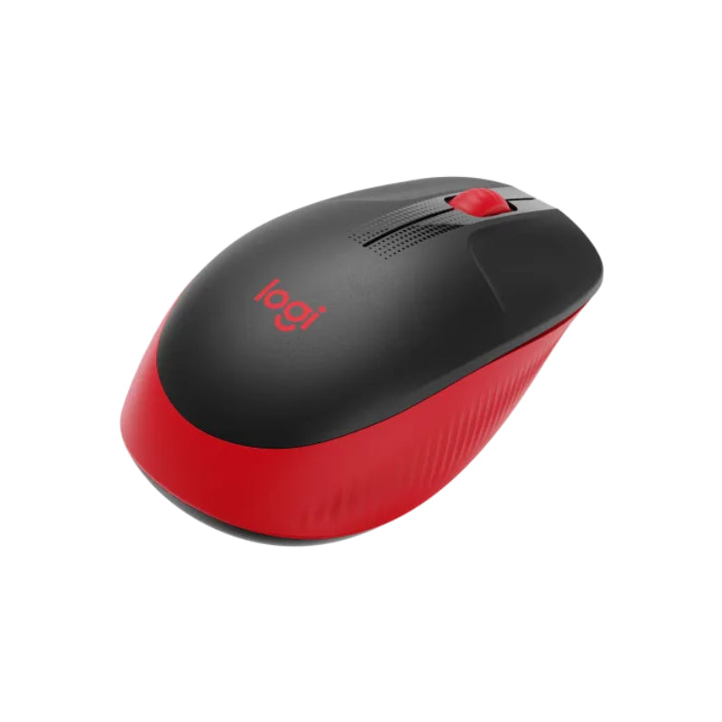 Logitech M190 Full-Size Wireless Mouse - Red