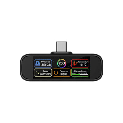 Powerology VOLTX Mini Portable SSD - 1TB / USB-C / Black