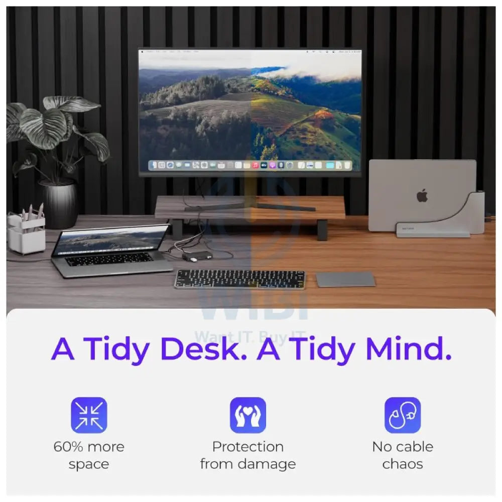 Ascrono MacBook Docking Station for MacBook Pro 14’’ 16’’ - USB-C / Space Grey Accessories > Docking Station