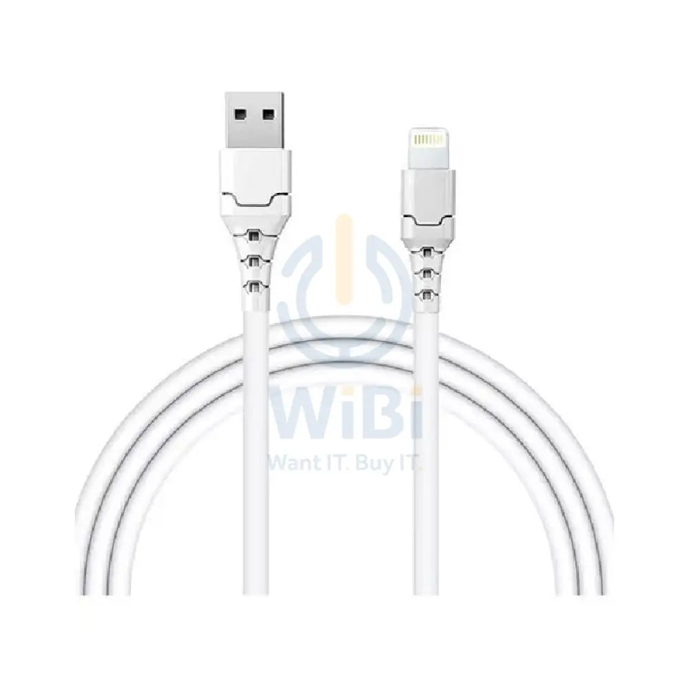 Aspor A101 Quick Charge & Data Cable - Lightning / 1 Meter / White Accessories > Cables & Converters > Cables