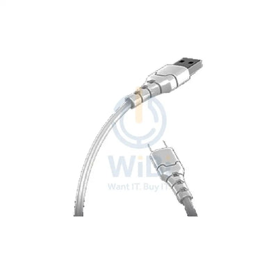 Aspor A102 USB-C Fast Charging Data Cable - 3A / 1 Meter / White Accessories > Cables & Converters > Cables